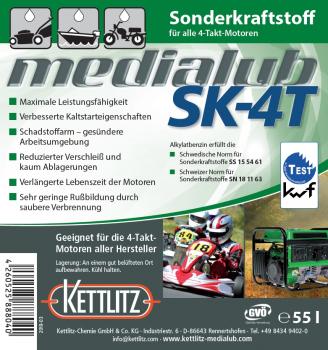 KETTLITZ-Medialub SK-4 T - 4 Takt Sonderkraftstoff 55 Liter